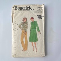Butterick 5699 Sewing Pattern 1970s Size 16 Bust 32.5 Vintage Miss Skirt... - $9.87