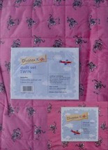 Ballerina Toe Shoes Pink Twin Quilt Sheets Sham 5PC Bedding Set New - $96.27