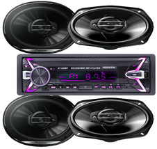 4x Pioneer TS-G6930F 6x9&quot; Speakers+ 200W Digital Receiver Bluetooth USB/FM / MP3 - £175.62 GBP