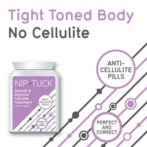 Nip &amp; Tuck Smooth &amp; Improve ANTI-CELLULITE Pills Tight Toned Body No Cellulite - £26.17 GBP