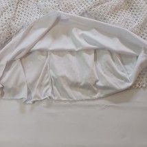 Blush Elastic Waist Pull-On Women’s White Skirt Size 1X Measured Waist 30 image 7