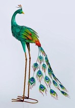 Peacock with Tail Down Garden Statue - £132.97 GBP