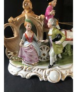 ANTIQUE HORSE CARRIAGE STATUE PORCELAIN GERMANY - £187.46 GBP