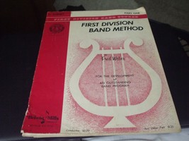 First Division Band Method - Eb Alto Clarinet Part One by Fred Weber (1968) - £5.52 GBP