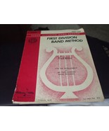 First Division Band Method - Eb Alto Clarinet Part One by Fred Weber (1968) - £5.53 GBP