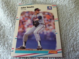 1988   JOHN  SMOLTZ    ROOKIE   FLEER  UPDATE # U-74     GEM  MINT     B... - £19.57 GBP