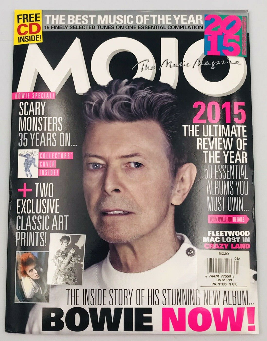 Primary image for David Bowie Mojo Magazine Special 2015 w/ Classic Art Prints & CD - New & Sealed