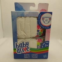 Hasbro Baby Alive Refill Diapers 6 Pack New - $5.99