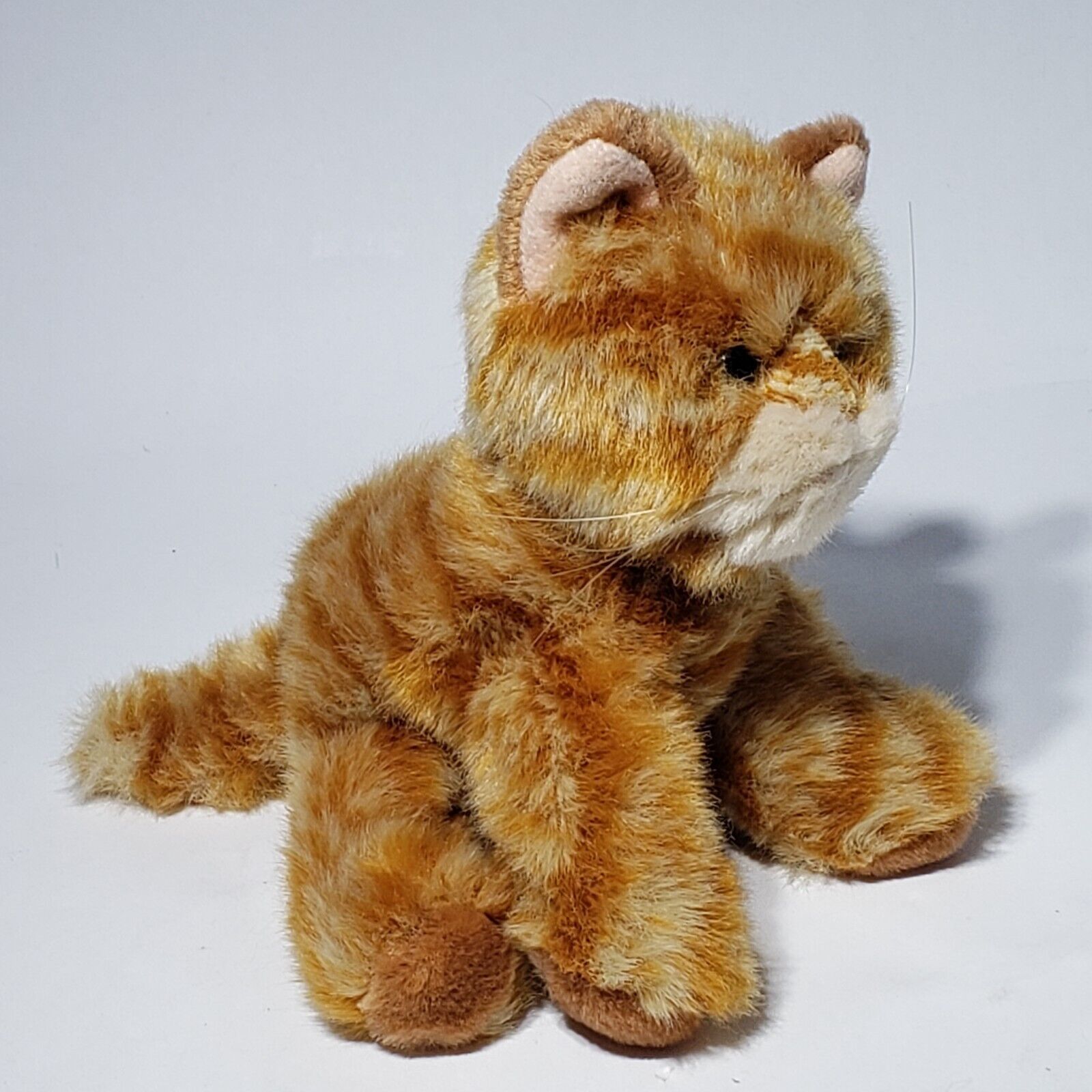 Primary image for VTG Russ Berrie Whiskers 6” Realistic Ginger Orange Tabby Cat Kitten Plush 2480