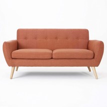 Christopher Knight Home Josephine Mid-Century Modern Petite Fabric Sofa,... - £415.23 GBP