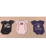 2025  MLB INFANT BABY 3 Piece Creeper Colorado Rockies Purple Black 0-3 ... - $32.30 CAD