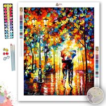 Couple Under One Umbrella - Afremov - Paint By Numbers Kit - £37.55 GBP+