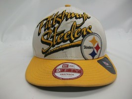 Pittsburgh Steelers Hat Poor Condition New Era Snapback Baseball Cap - £15.89 GBP