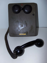 Antique Vintage WW2 US Navy Kellogg Switchboard Hand Crank Box Phone - £132.30 GBP