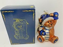 Klaus Von Fuzzner 391012 Boyds Ornament GlassSmith Collection TEDDY BEAR... - £17.05 GBP