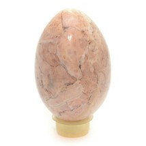 Vintage Onyx Marble Alabaster Polished Stone Egg - £13.90 GBP