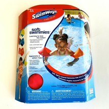 New Swimways Soft Swimmies Arm Floats Pink Orange Pool Floaties Kids Ages 3-5 - £11.66 GBP