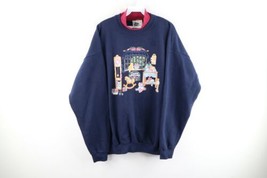 Vtg 90s Womens XL Faded Cottagecore Farmhouse Cat Crewneck Sweatshirt US... - $44.50