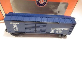 Lionel 39228 Baltimore &amp; Ohio Blue BOXCAR- 0/027- LN- BXD- D/C TRUCKS- B26 - £19.80 GBP