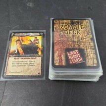 Last Night on Earth Timber Peak ZOMBIE DECK ONLY 45 CARDS SLEEVED - $10.00