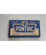 DELUXE PONTIAC DOUBLE EDGE BLADES VINTAGE IN ORIGINAL BOXES - £14.61 GBP