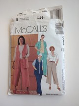 McCalls Sewing Pattern 3664 Petite Shirt Vest Pants Culottes Womens Size... - $8.54
