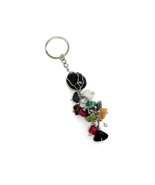 Mia Jewel Shop Wire Wrapped Tumbled Healing Gemstone Keychain Multicolor... - $296.09 MXN
