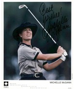 Michelle McGann Signed Autographed Glossy 8x10 Photo - LPGA Great - $285.10 MXN