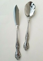 Easterling Valhalla Butter Knife Sugar Spoon Flatware Replacement 2 Piec... - $7.92