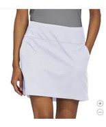 Adidas Womens Skort White Golf Skirt Pull-On Inner-Shorts Pockets Logo - $61.73 CAD