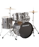 Ludwig Backbeat Complete 5-Piece Drum Set w/Hardware, Cymbals Metallic S... - $878.99