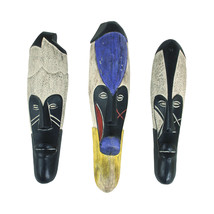 Cameroonian Fang Mask Assorted, Size - 2.5&quot;- 3&quot; Width,10&quot; -12&quot; Long - £79.92 GBP