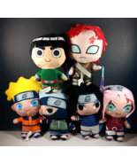 Naruto Shippuden Kakashi Set of 6 Stuffed 9&quot; Plush Doll Anime Licensed NEW - $167.75 CAD