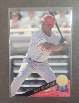 1993 Leaf Milt Thompson Phillies 417 Baseball Card Series Two Vintage Le... - €1,72 EUR