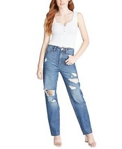 VIGOSS USA Womens Billies 90 Ripped Super High Waist Tapered Jeans, 32 - £58.42 GBP