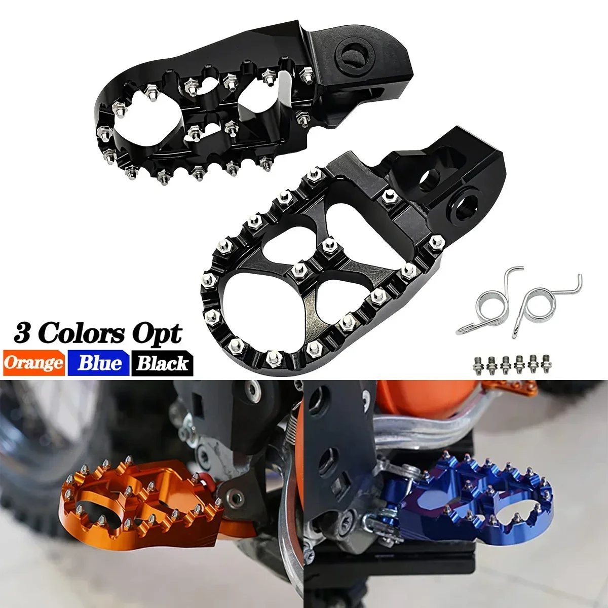 Motorcycle Accessories Foot Peg Footrest Footpeg Pedals For GasGas MC MC... - $29.35