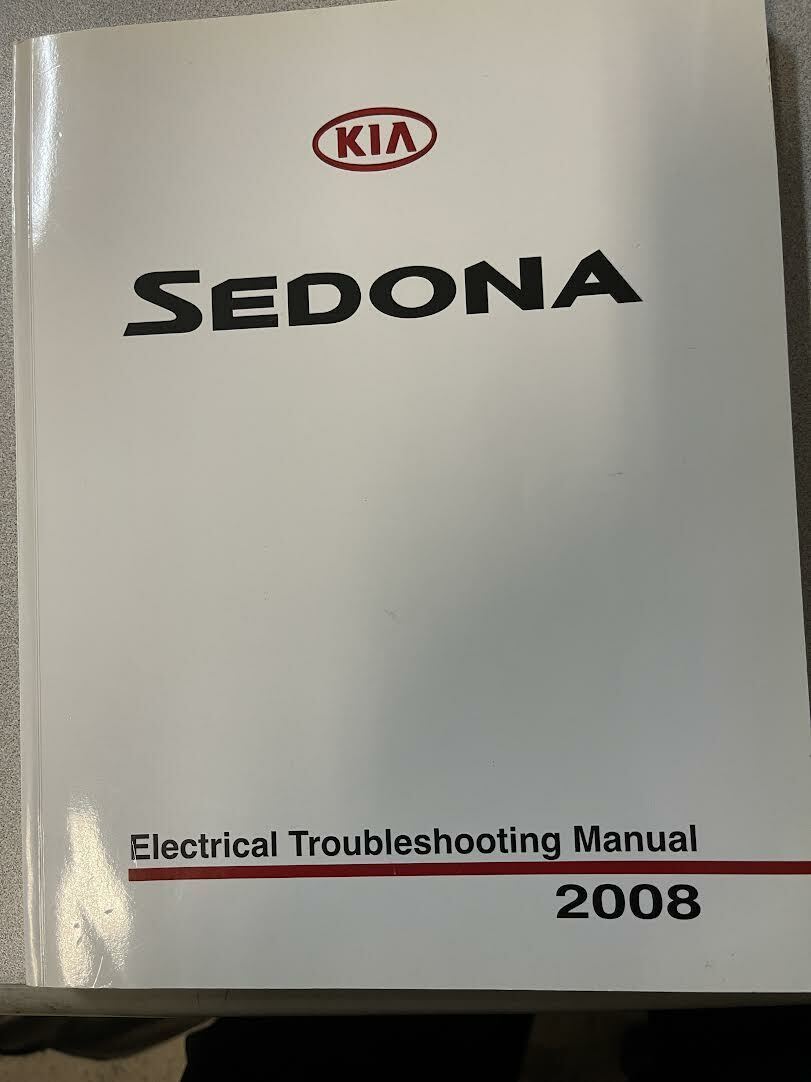 2008 KIA Sedona Electrical Troubleshooting Wiring Diagram Manual ETM EWD OEM - $99.95