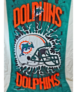 Vintage Miami Dolphins Large Beach Towel Green Orange 1998 NFLP Jay Franco - €12,97 EUR