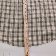 Arturo Calle Men's Cotton Green & Beige Plaid Short Sleeve Button Up Shirt Sz XL image 6