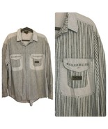 BB Exploration Men’s Button Down Long Sleeve Cotton Stripe Casual Shirt ... - $22.14