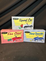 Mini Pedal Cars - Champ Convertible, Squad Car, Fire Chief - $26.13