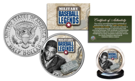 Jackie Robinson - Military Baseball Army Genuine Jfk Kennedy Half Dollar Us Coin - £6.69 GBP