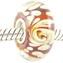 NEW Sterling Silver Core Murano Glass Bead for Euro-Style Charm Bracelets - £14.94 GBP