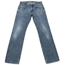 7 Seven for All Mankind Jeans Mens 35x33 Carsen Luxe Performance Relaxed... - $32.22