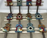 Birdhouse Garden Fence Border Wooden Garden Decor 60”X9-1/2” - £31.31 GBP