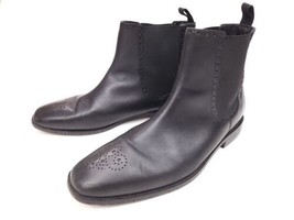 Cole Haan Grand OS Slip Giraldo Medallion Chelsea Ankle Boots Black size... - £62.24 GBP