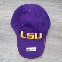 Nike Hat Mens Cap Adjustable Purple Gold Athletic Casual Tiger LSU New O... - £18.16 GBP
