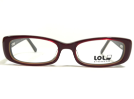 Laugh Out Loud Kinder Brille Rahmen LOL-4 Red Brown Rechteckig 43-14-125 - $39.59