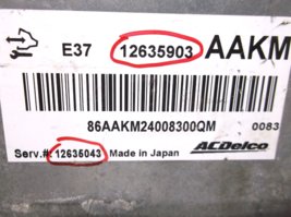 10-11-12-13 CHEVROLET SILVERADO/SIERRA/SAVANA/EXPRESS/ 4.3L/ ENGINE COMPUTER.ECU image 3