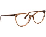Tom Ford Eyeglasses TF 5513 045 Transparent Brown Cat Eye Frame Italy 54... - $179.99